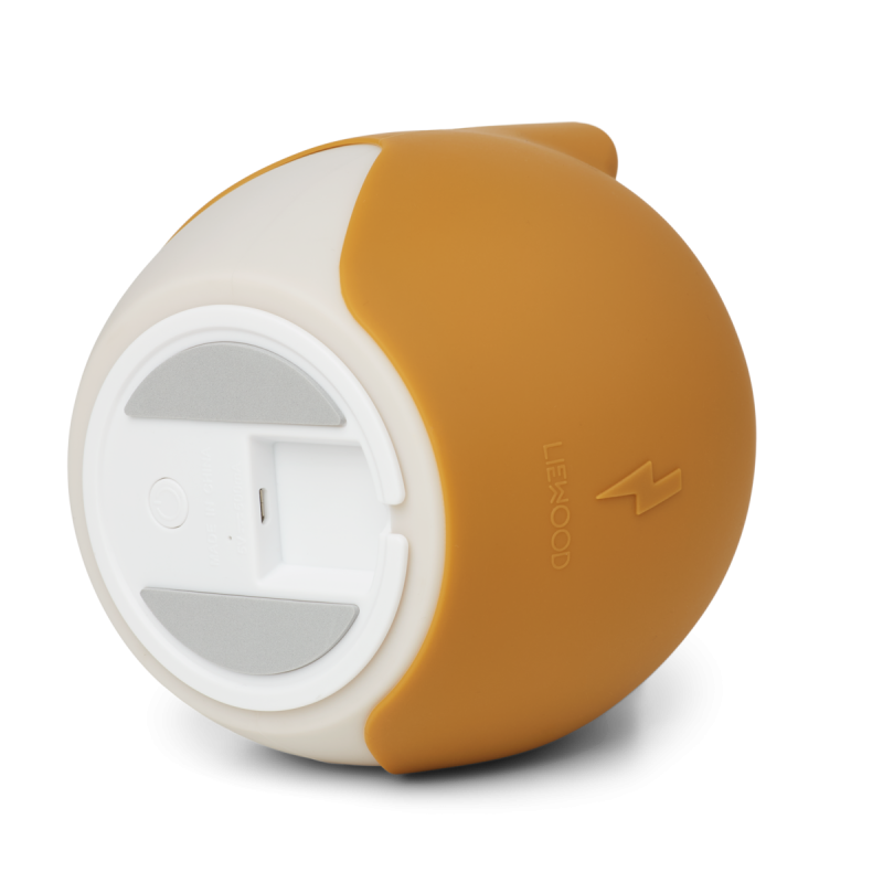 LIEWOOD, lampka nocna silikonowa Superhero golden caramel