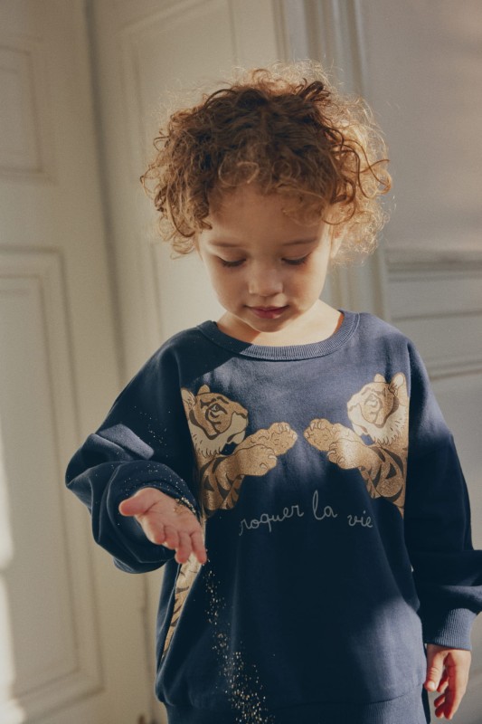 KONGES SLOEJD bluza Lou tygrysy Total Eclipse