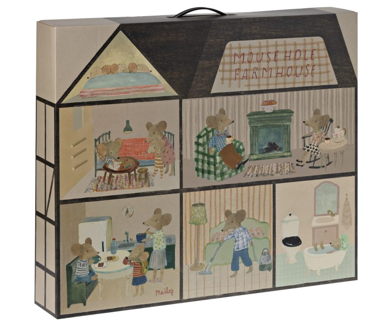 Maileg, domek dla myszek farma, Mouse hole Farmhouse