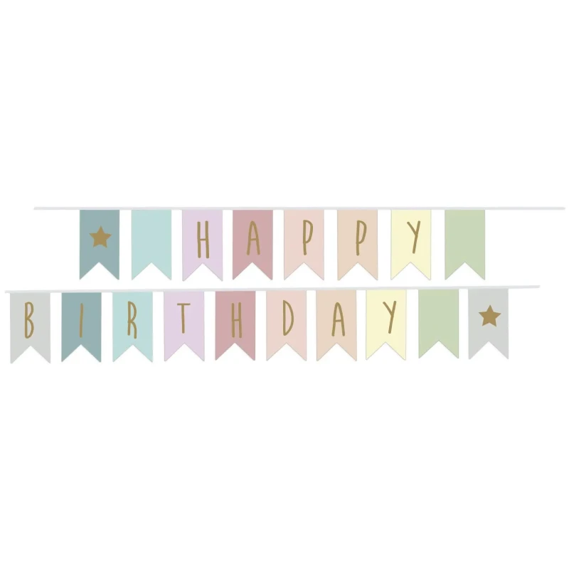 JaBaDaBaDo - Girlanda Happy Birthday Classic