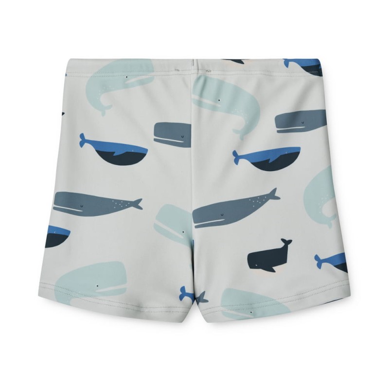 Liewood, kąpielówki Otto Whales / Cloud blue