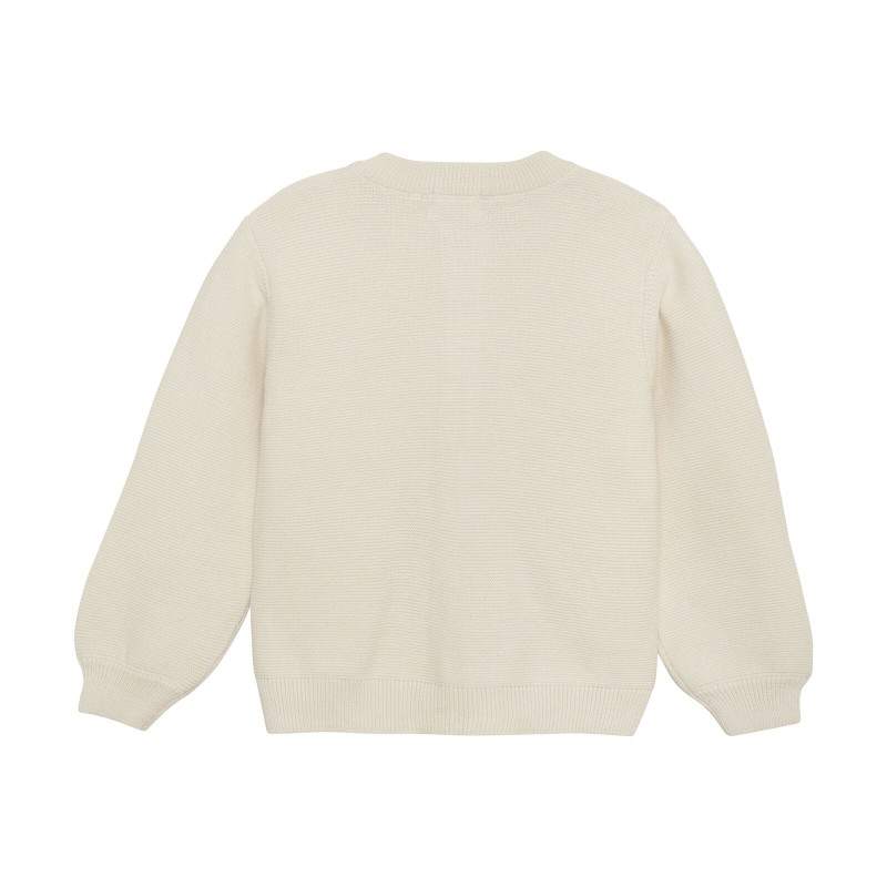 HUTTELiHUT dzianinowy sweter kardigan  Eggnog