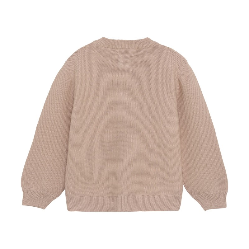 HUTTELiHUT dzianinowy sweter kardigan Mahogany Rose