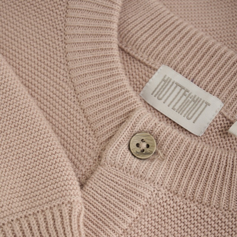 HUTTELiHUT dzianinowy sweter kardigan Mahogany Rose