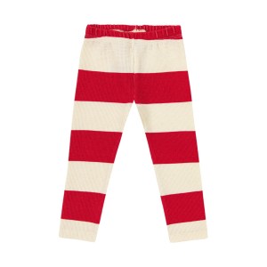 Dear Sophie, legginsy w czerwone paski wafelek 134-140