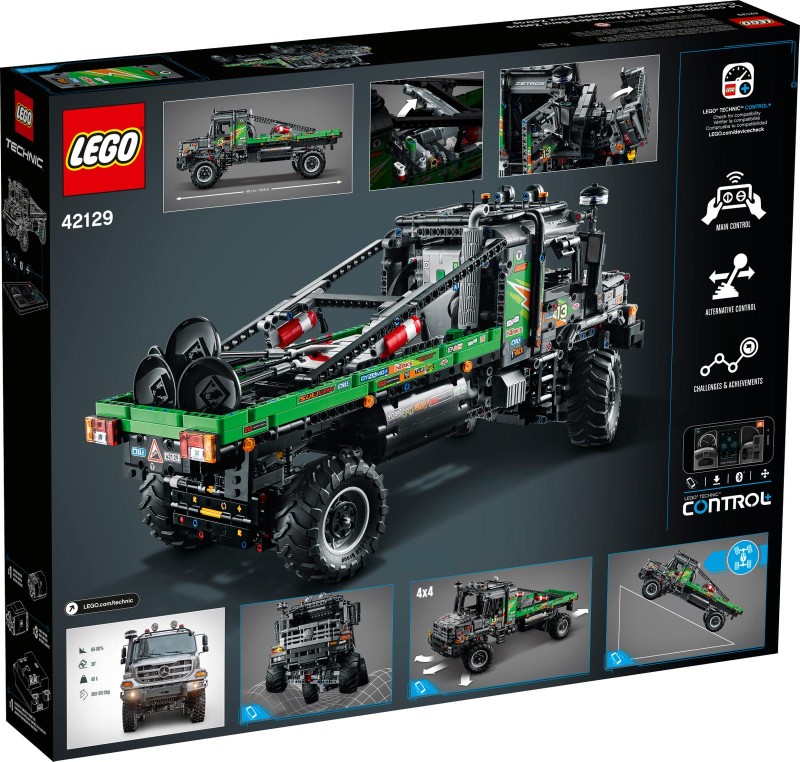 LEGO® 42129 Technic - Ciężarówka Mercedes-Benz Zetros z napędem na 4 koła
