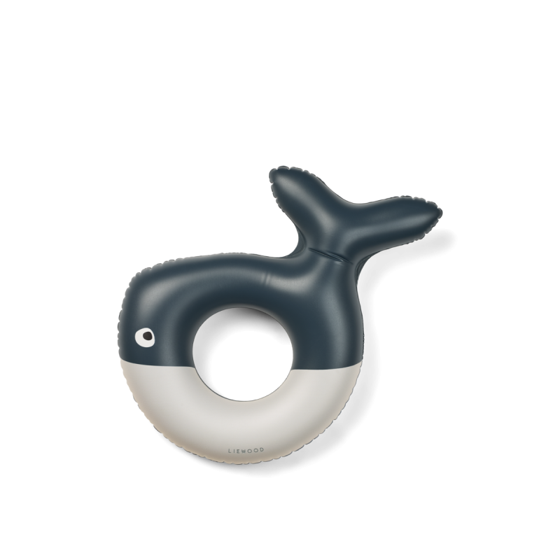 Liewood, koło do pływania Phoebe Whales Blue
