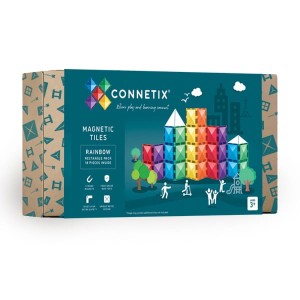 Connetix - klocki magnetyczne Rainbow zestaw prostokątów 18 elementów