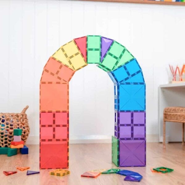 Connetix - klocki magnetyczne Rainbow zestaw startowy 60 elementów