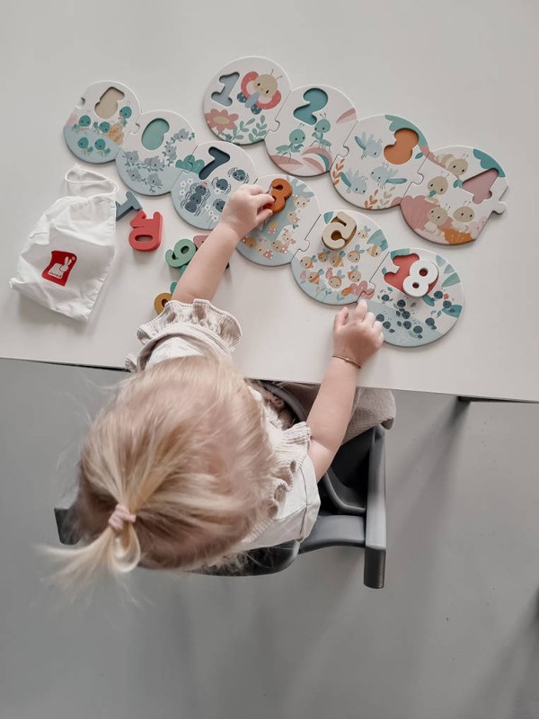 Janod Puzzle Uczę się liczyć Pure