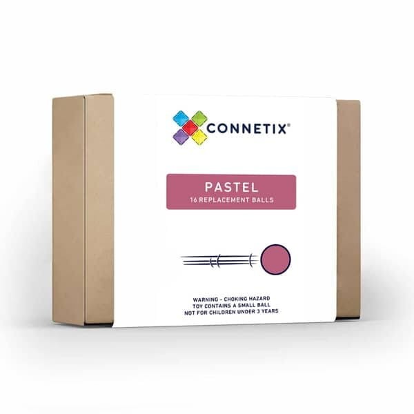 Connetix - piłki do kulodromu pastel 16 sztuk