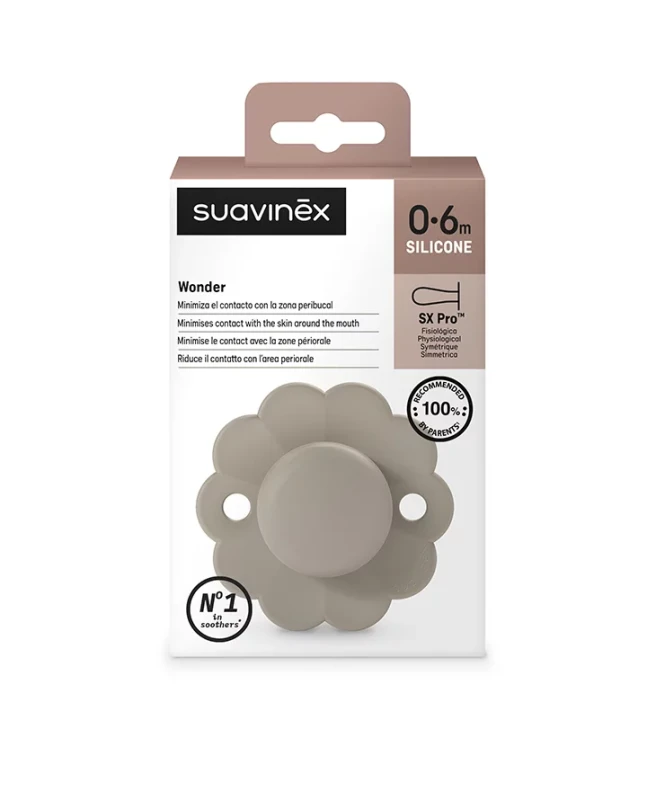 Suavinex, Smoczek fizjologiczny SX Pro Wonder Gray Clouds