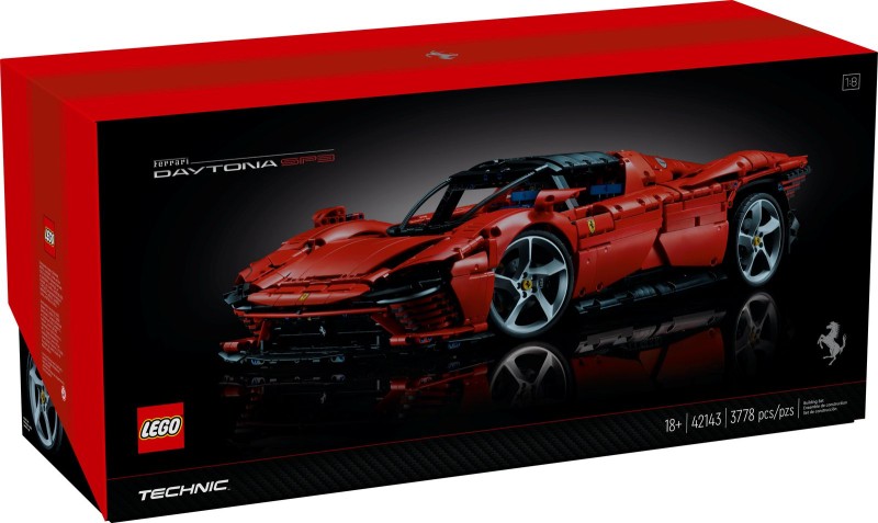 LEGO® 42143 Technic - Ferrari Daytona SP3 + książka (w języku angielskim)