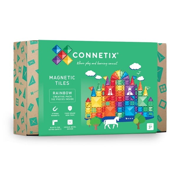 Connetix - klocki magnetyczne Rainbow Creative Pack 102 pc