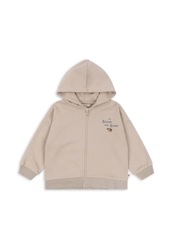 Konges Sløjd bluza z kapturem cytrynka French Oak