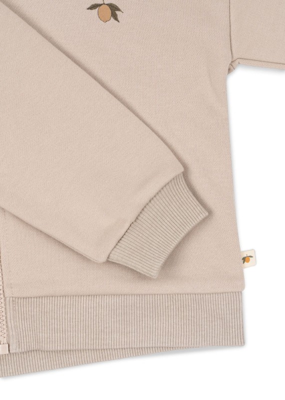 Konges Sløjd bluza z kapturem cytrynka French Oak