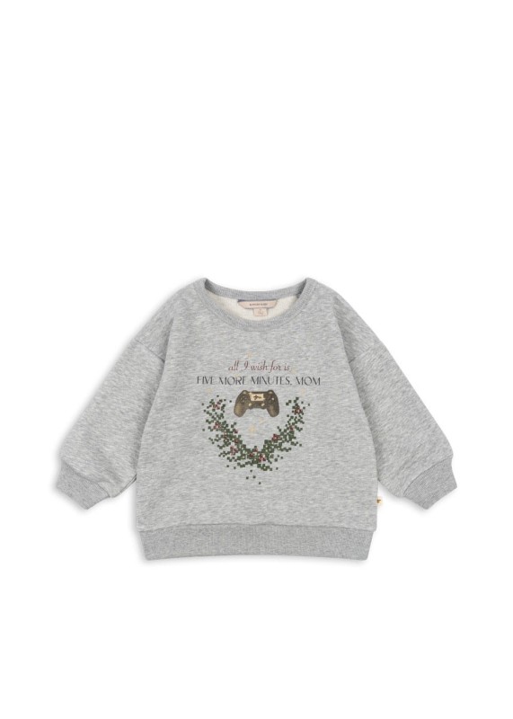 Konges Sløjd bluza Lou Grey Melange