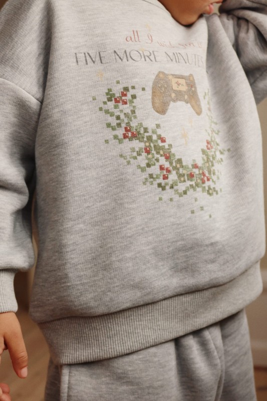 Konges Sløjd bluza Lou Grey Melange