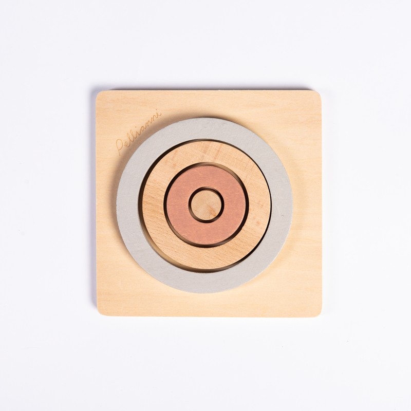Pellianni, puzzle drewniane okrągłe