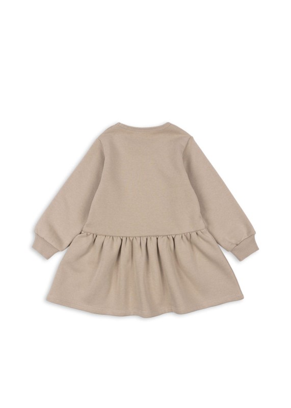Konges Sløjd sukienka Lou Terry cytrynka Oxford Tan