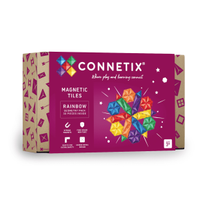 Connetix - klocki magnetyczne Rainbow Geometry Pack 30 pc