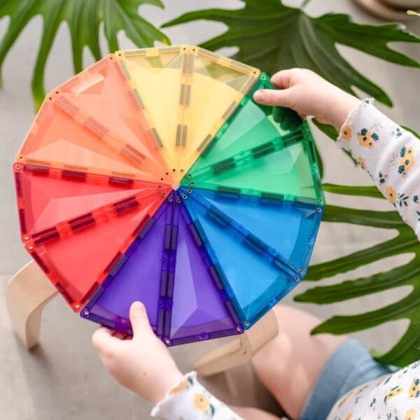 Connetix - klocki magnetyczne Rainbow Geometry Pack 30 pc