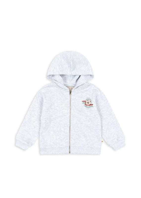 Konges Sløjd bluza z kapturem piłka off white melange