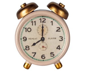 Maileg budzik dla myszek różowy