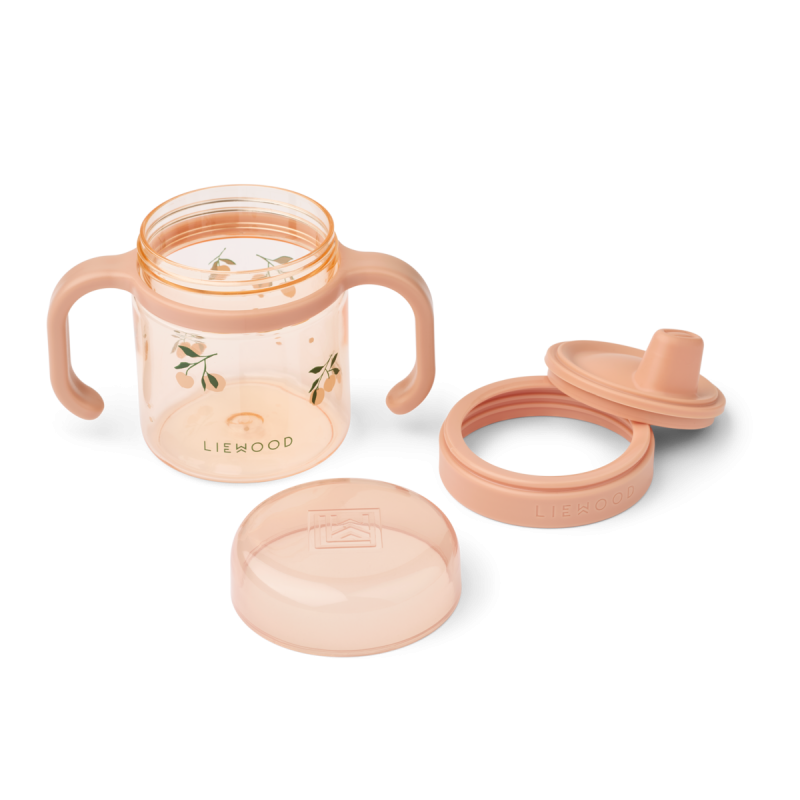 Liewood kubek niekapek tritanowy Peach / Sea shell