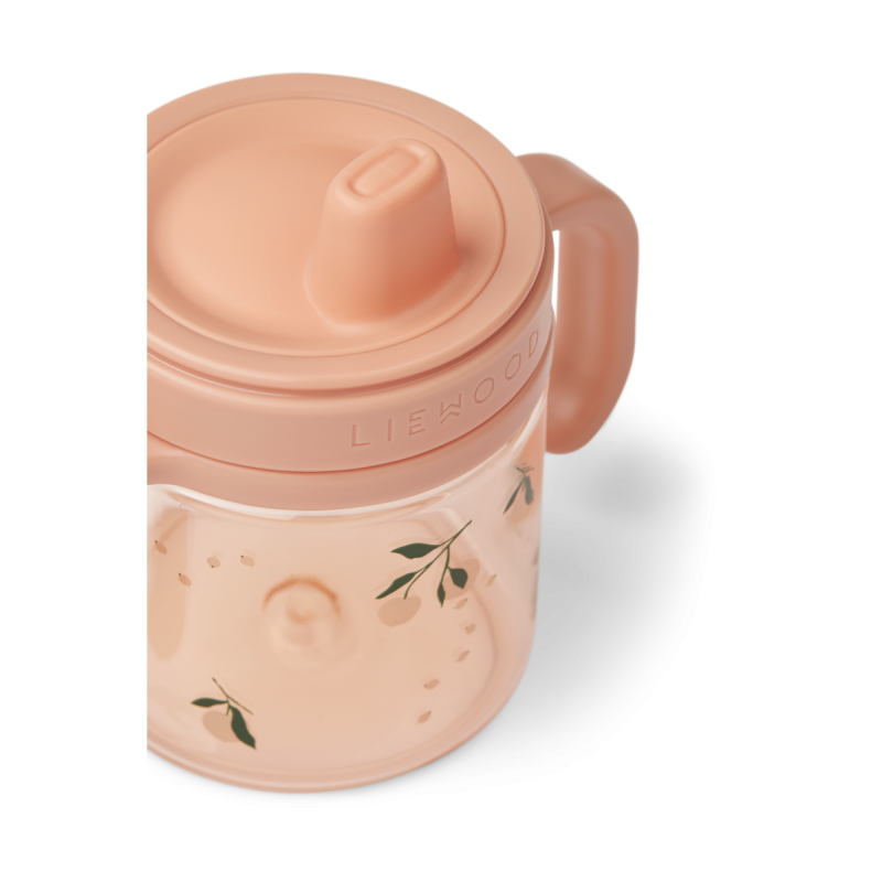 Liewood kubek niekapek tritanowy Peach / Sea shell