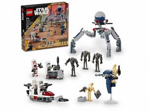 LEGO® 75372 Star Wars - Zestaw bitewny z żołnierzem armii klonów i droidem bojowym