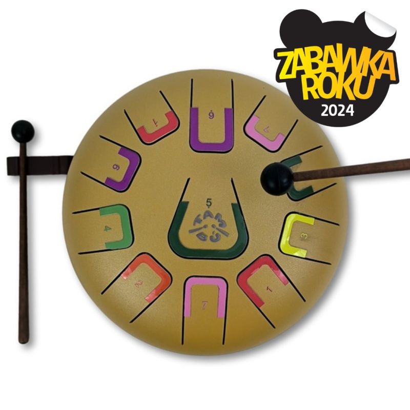 Tambu - bębenek językowy - złoty matowy