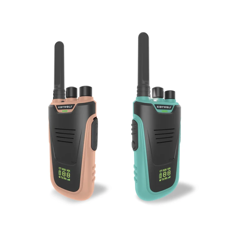 Kidywolf walkie talkie, krótkofalówki Cyan-Nude