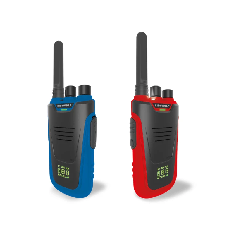 Kidywolf walkie talkie, krótkofalówki Blue-Red