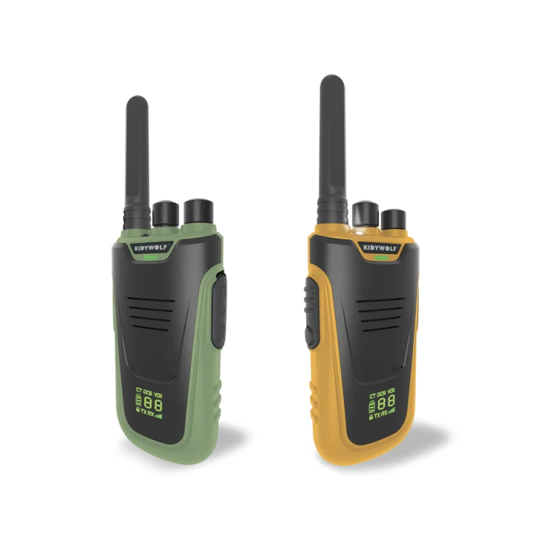 Kidywolf walkie talkie, krótkofalówki Green-Orange