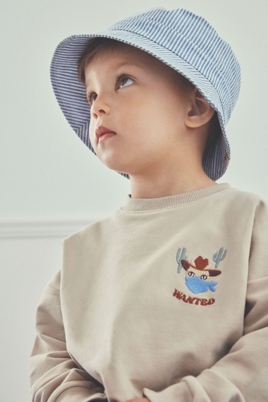 HUTTELiHUT bluza dziecięca kot kowboy