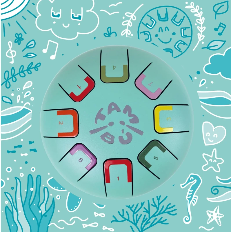 Tambu baby - bębenek językowy - teal peal