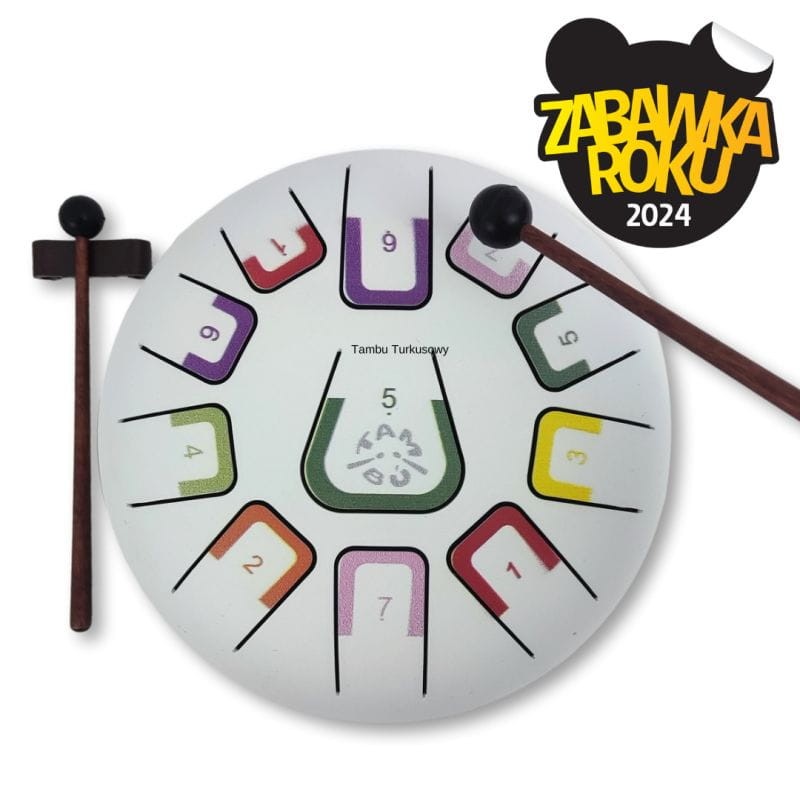 Tambu - bębenek językowy - biały matowy