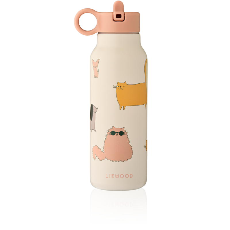 LIEWOOD bidon termiczny Falk 350 ml -  Cats and Dogs / Sandy