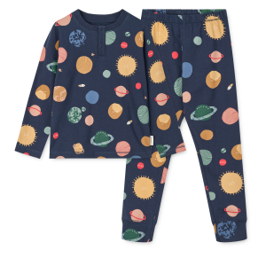 Liewood piżama dziecięca Universe / Classic navy