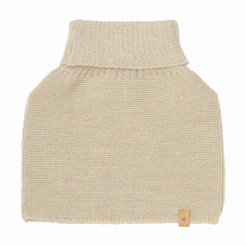 HUTTELiHUT komin z wełny merino dla dzieci Sand Melange