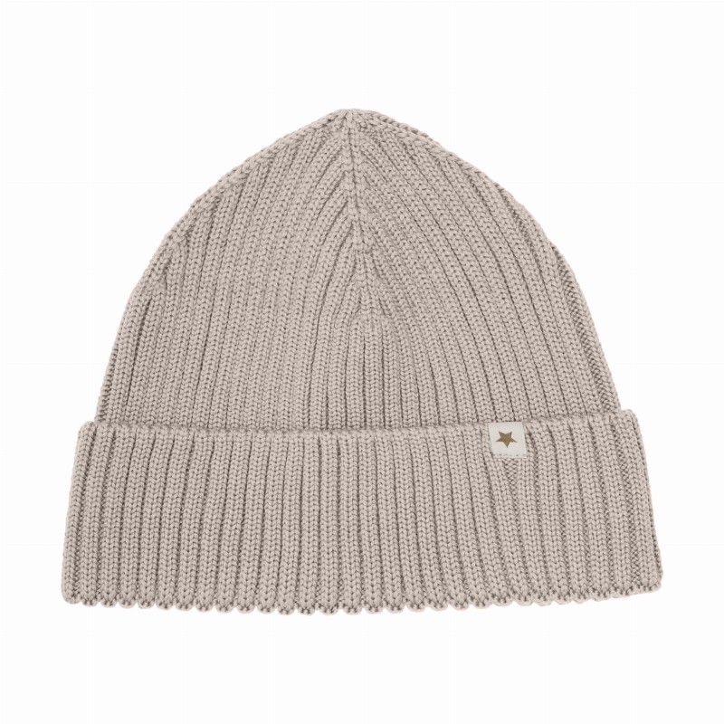 HUTTELIHUT czapka dla dzieci z wełny merino Camel Melange