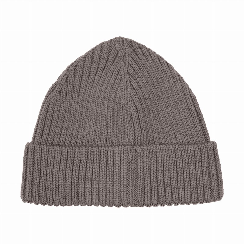 HUTTELIHUT czapka dla dzieci z wełny merino Brown Melange