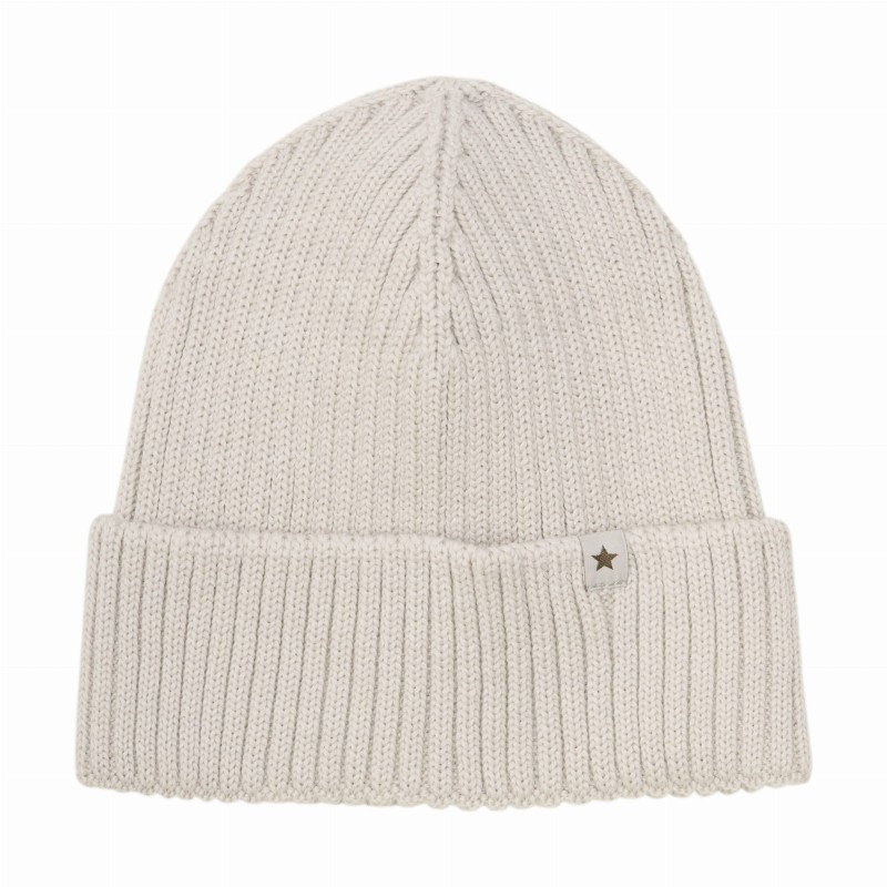 HUTTELIHUT czapka dla dzieci z wełny merino Sand Melange