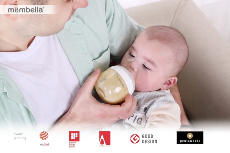 Mombella Butelka Antykolkowa dla Noworodka Ivory PPSU 120ml
