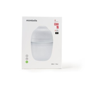 Mombella Butelka Antykolkowa dla Niemowlaka 9M Ivory Silikon 300ml