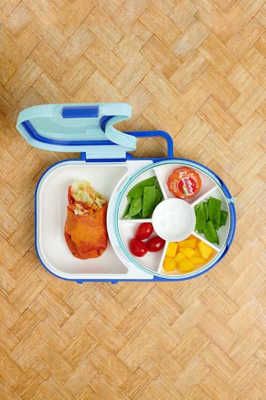 Gobe śniadaniówka dla dzieci 2w1 lunchbox / snackbox niebieski