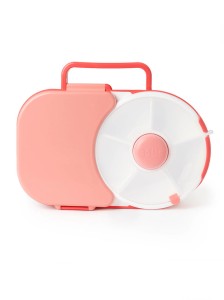 Gobe śniadaniówka dla dzieci 2w1 lunchbox / snackbox różowy