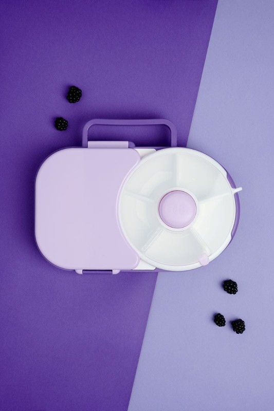 Gobe śniadaniówka dla dzieci 2w1 lunchbox / snackbox fioletowy