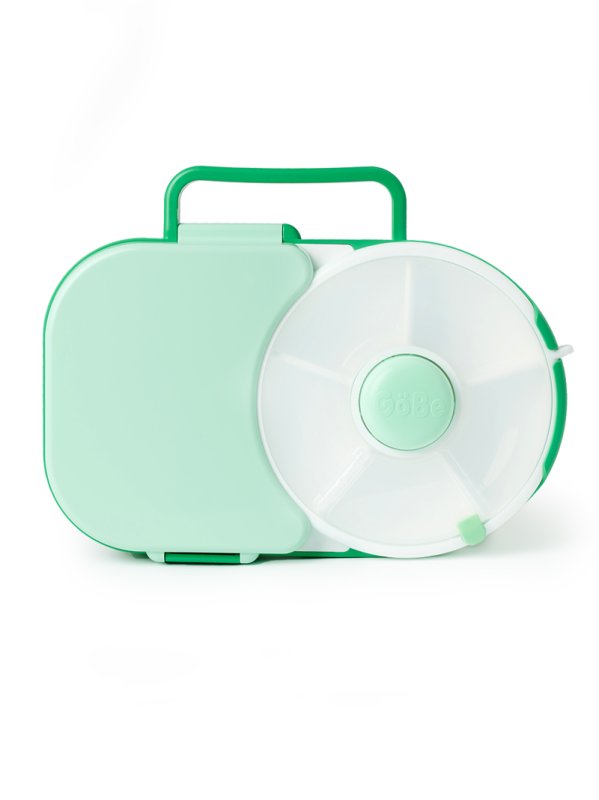 Gobe śniadaniówka dla dzieci 2w1 lunchbox / snackbox zielony